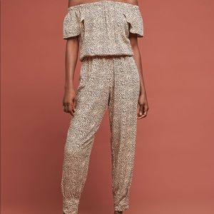 BEACHGOLD LEOPARD PRINT JUMPSUIT